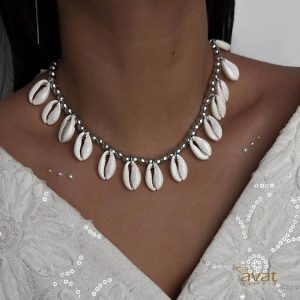 گردنبند صدف طبیعی