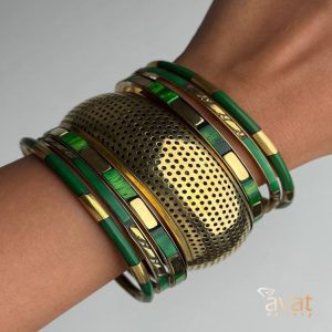 النگو رنگی سبز سیدی