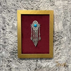 قاب ورشو نگین فیروزه