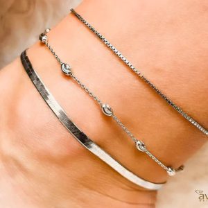 خرید پابند زنانه استیل