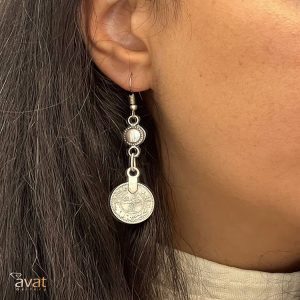 گوشواره سکه قدیمی