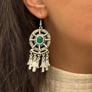 گوشواره نگین دار مصری