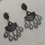 خرید گوشواره-کستینگ-نقره-ای