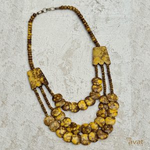 گردنبند استخوان بوفالو کد B1