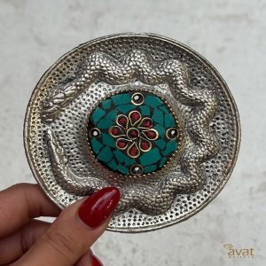 جاعودی هندی طرح مار با سنگ طبیعی