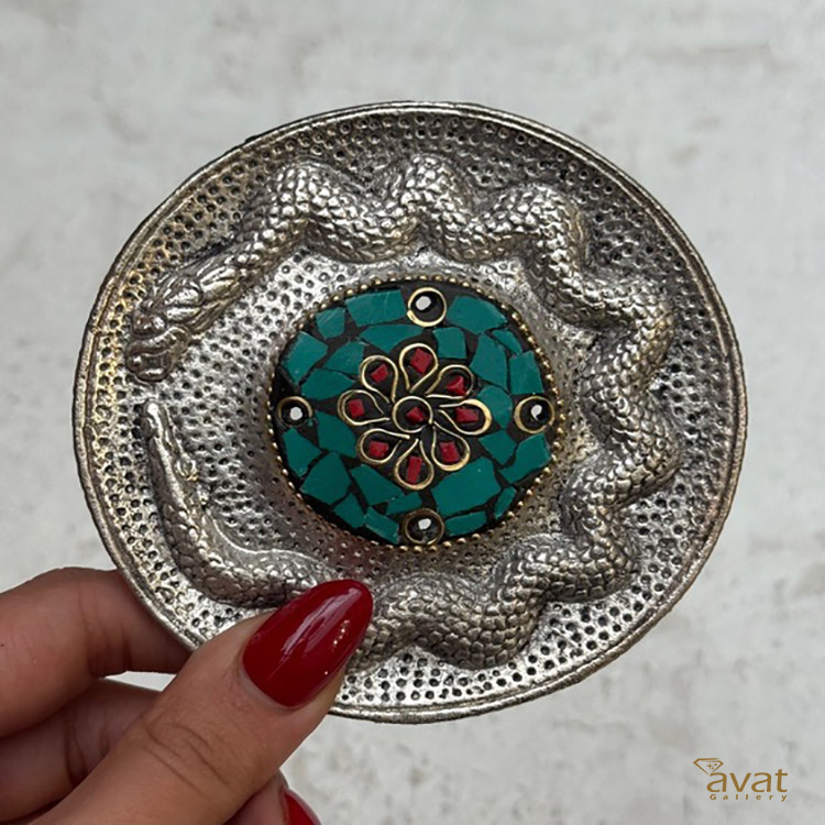 جاعودی-هندی-طرح-مار جاعودی هندی طرح مار با سنگ طبیعی