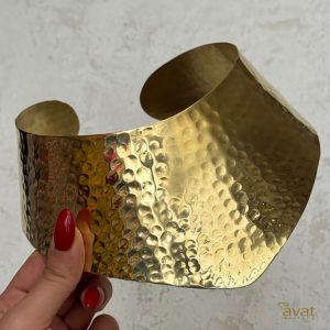 طوق مصری طلایی پهن