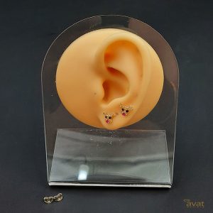 گوشواره میخی نقره گوزن کریسمس