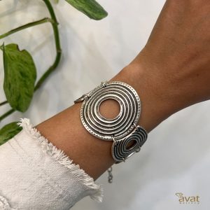 قیمت دستبند ابکاری نقره