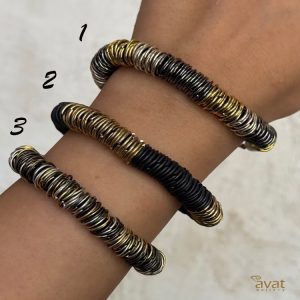 دستبند زنانه حلقه ای برنج هندی