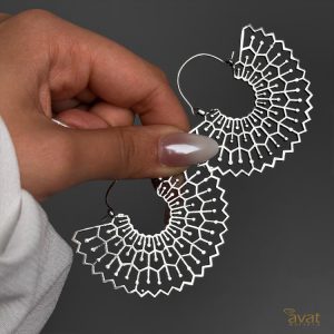 خرید گوشواره اسلیمی برنج هندی