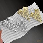 قیمت گوشواره هندی زنانه طلایی