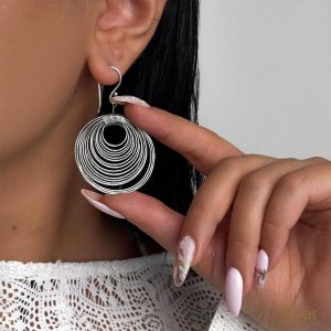 قیمت گوشواره طرح سیمی زنانه