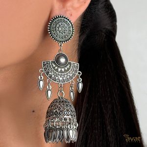 گوشواره کستینگ بزرگ و آویز