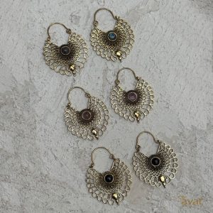 گوشواره کشکولی هندی طلایی
