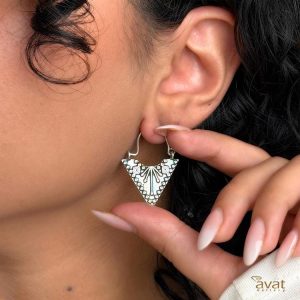 فروش گوشواره طرح دار کشکولی زنانه