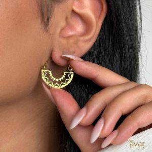گوشواره مینیمال هندی کشکولی